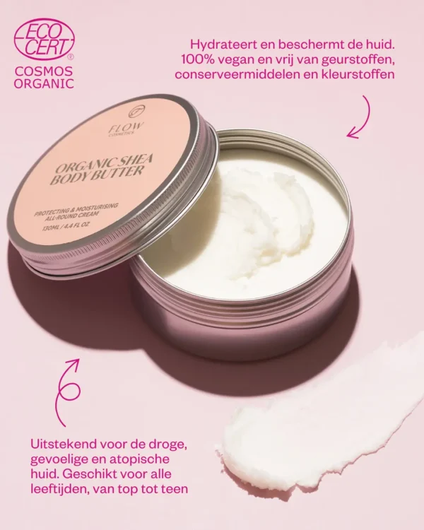 Flow Cosmetics - Sheabutter 100%  - All-round créme - Afbeelding 2