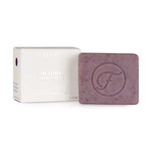 flow cosmetics heather shaving soap
